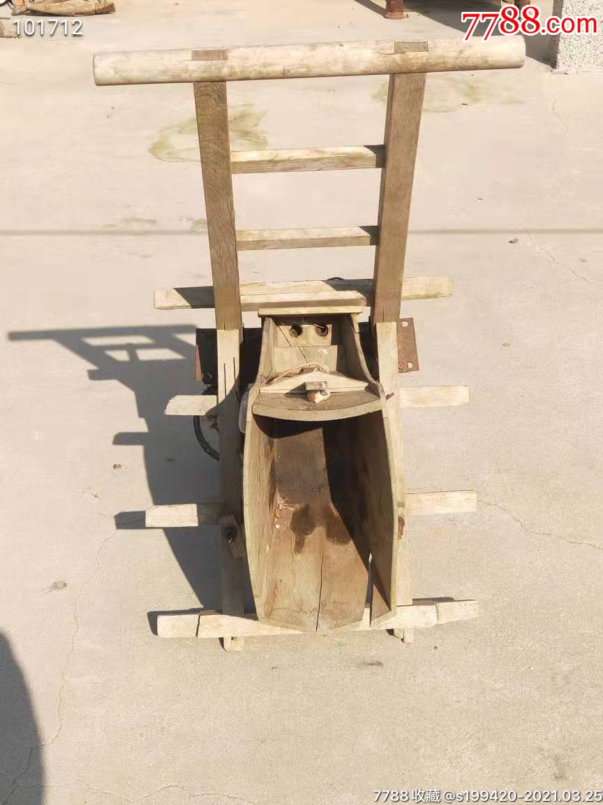民俗农具老播种机,品相依旧,民俗收藏佳品._农用工具_第4张_7788纸艺
