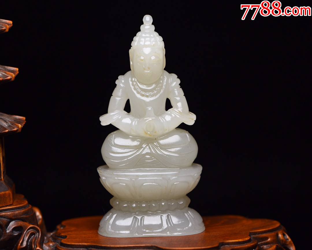 玉佛摆件