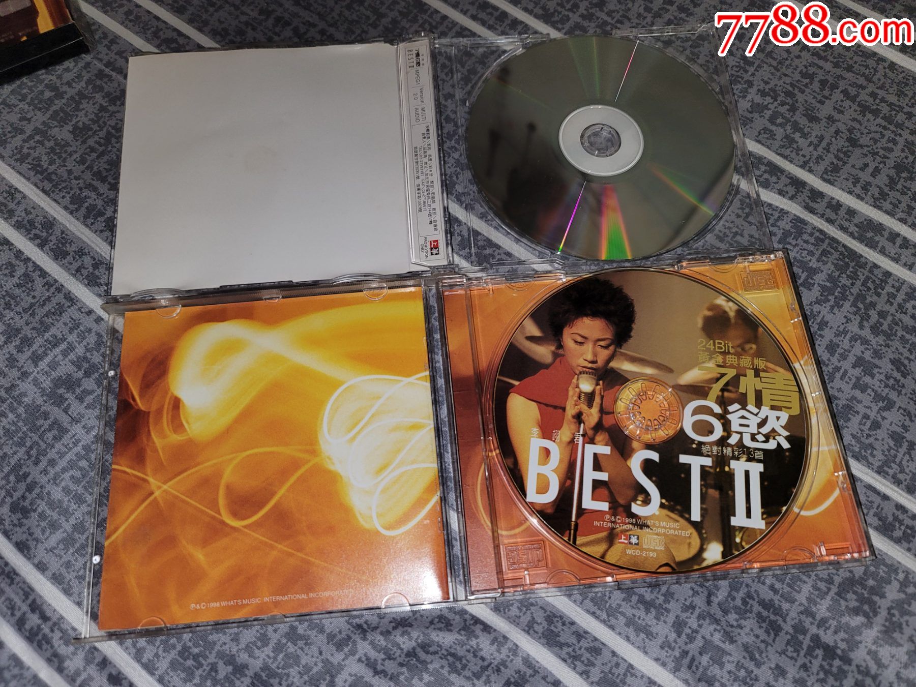 李翊君七情六欲2上华台版金碟cd vcd