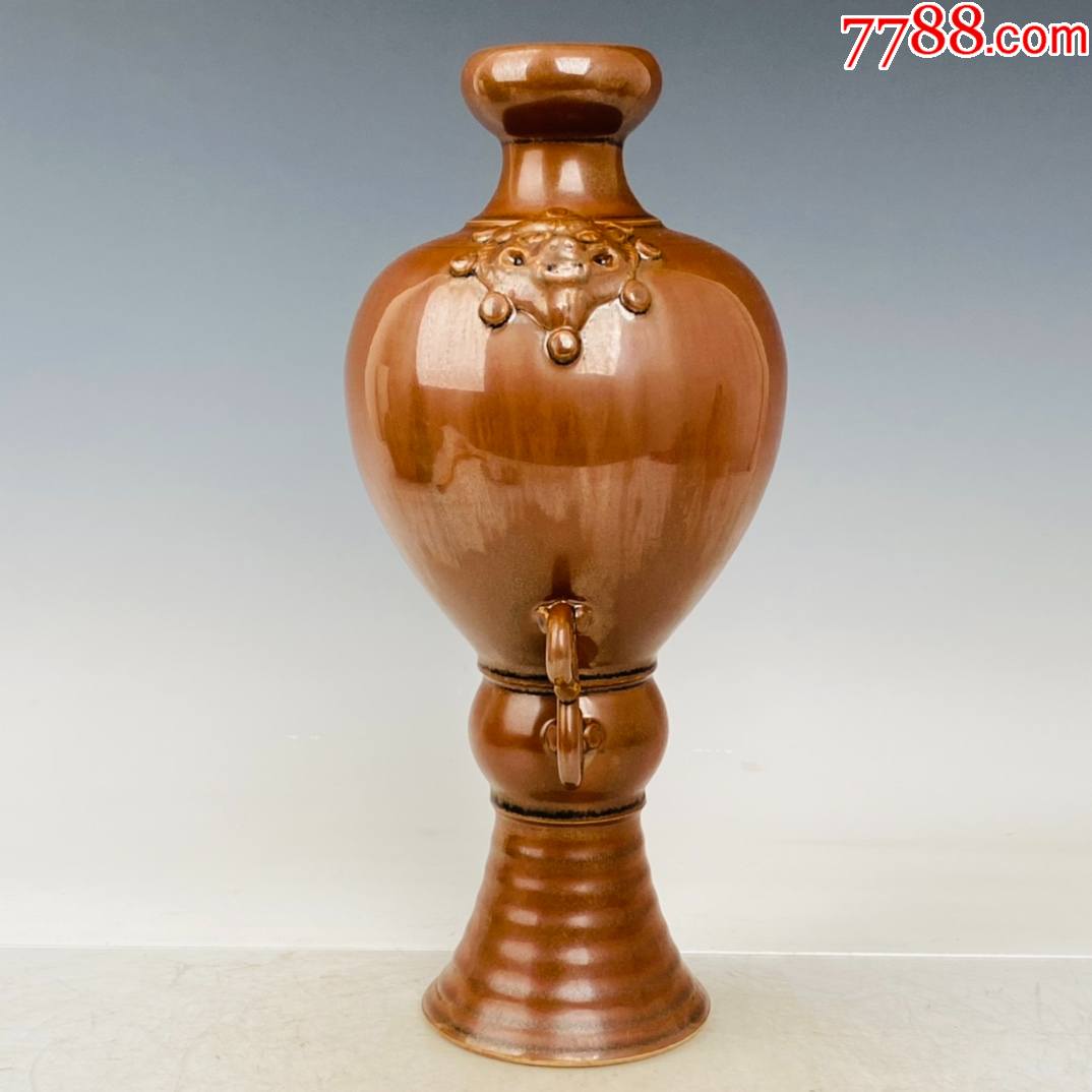 定瓷花瓶高325厘米直径15厘米现代工艺品