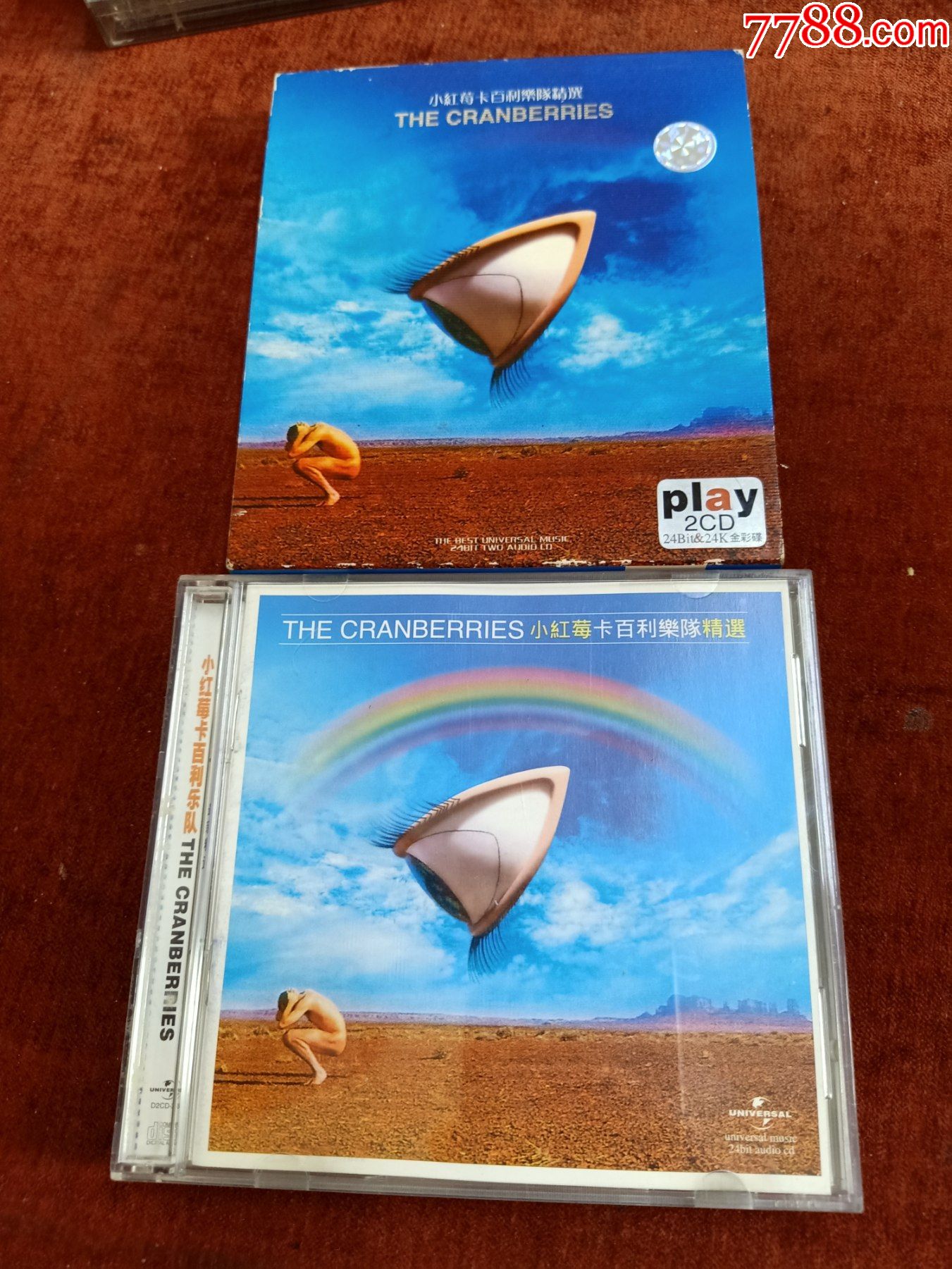 小红莓卡百利乐队精选24k金碟2cd环球音像供版河北音像出版