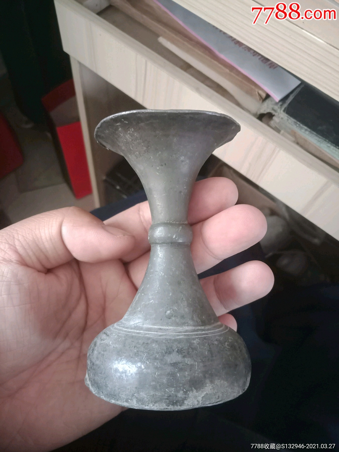 清代民国时期锡制酒壶-锡壶/锡器-7788收藏