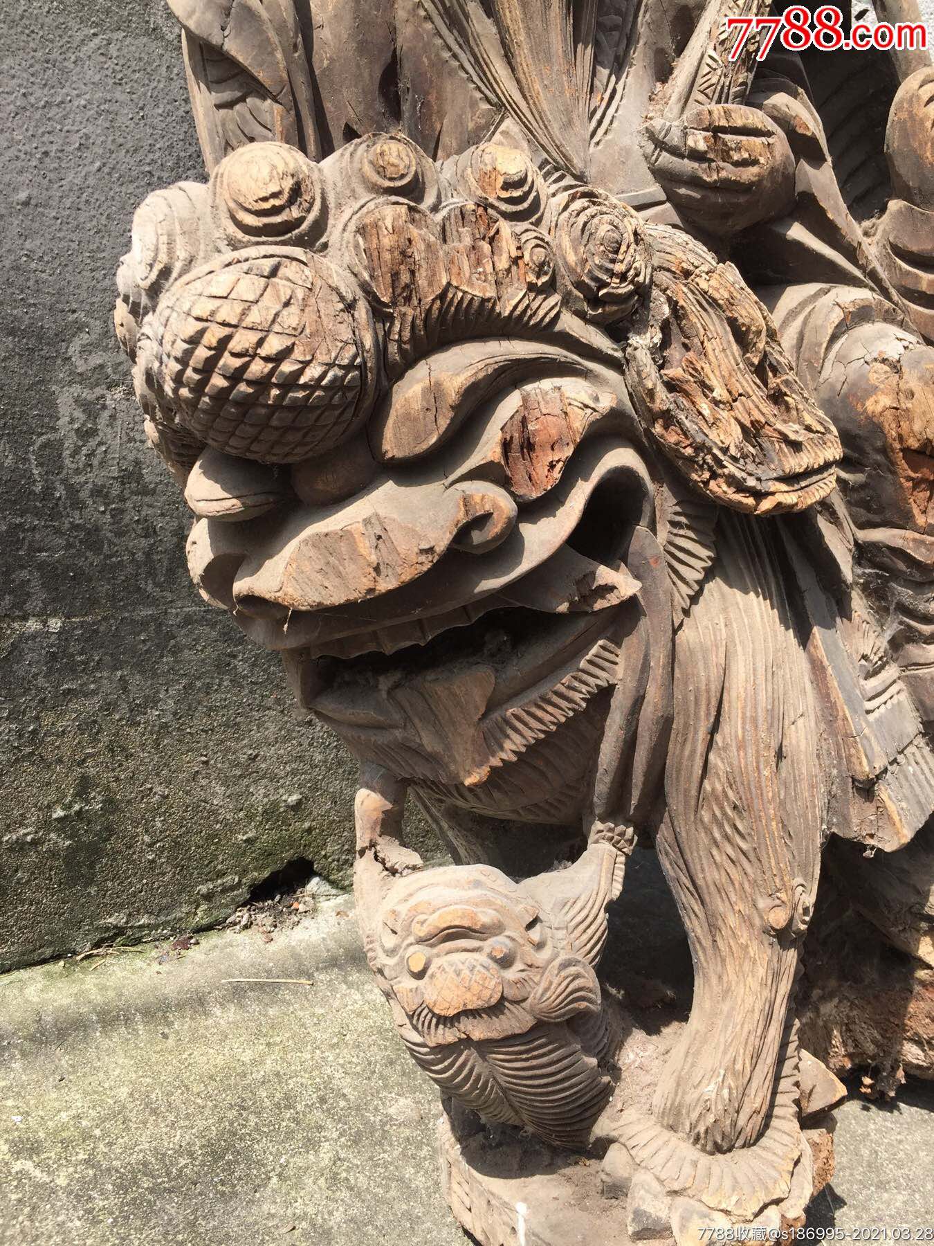 明清时期摆件牛腿高78公分_木雕摆件_寻古日记【7788收藏__收藏热线】