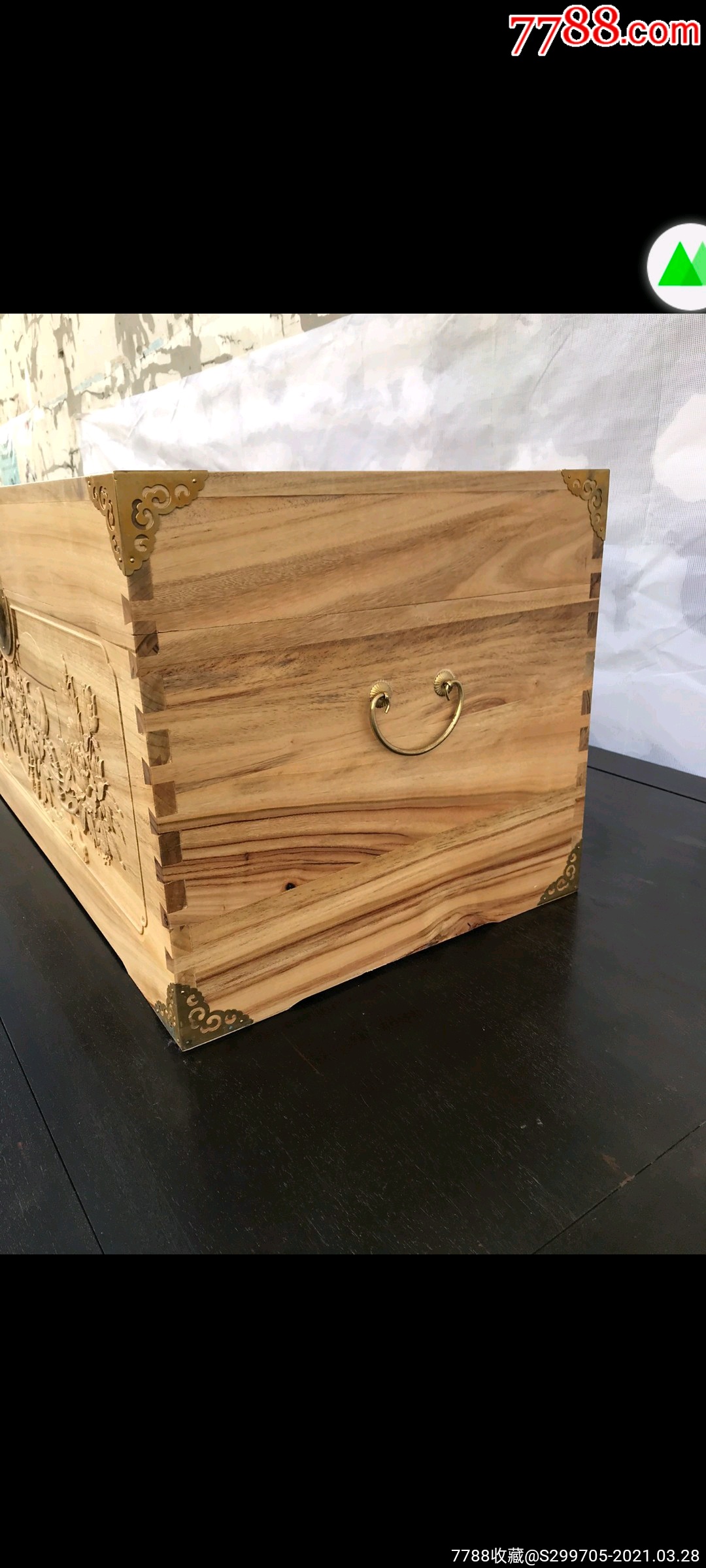 樟木箱一个,做工精致品相一流-木箱-7788旧家具收藏