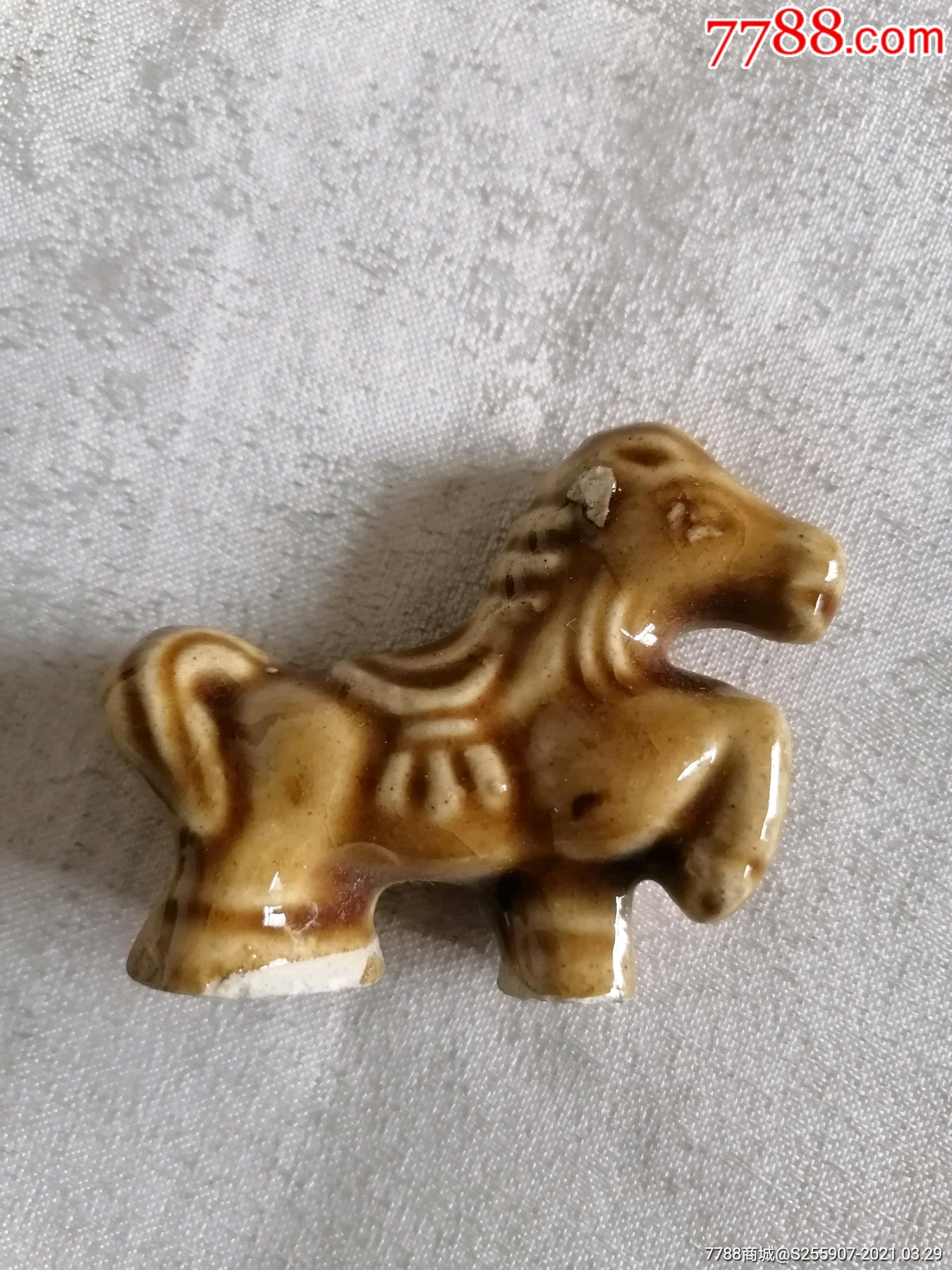 小瓷器马摆件
