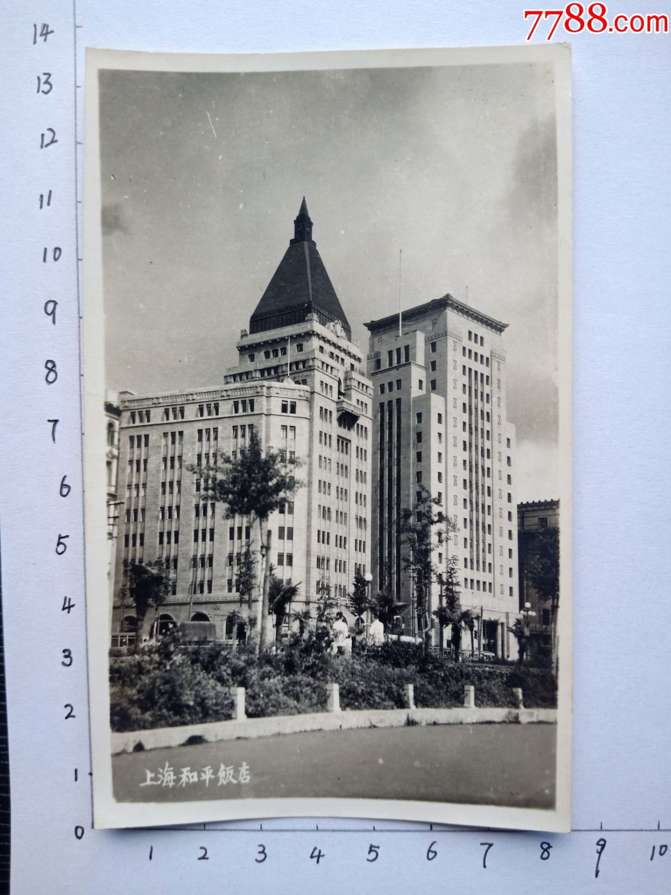 老照片15837-五十年代-上海和平饭店