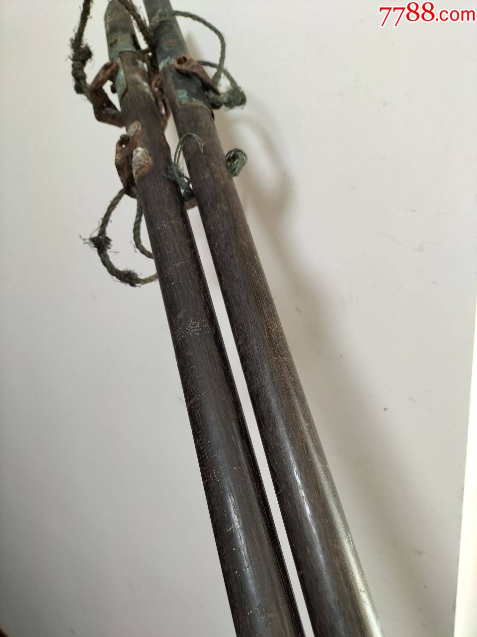 鸡翅木老秤杆二根(a4906)