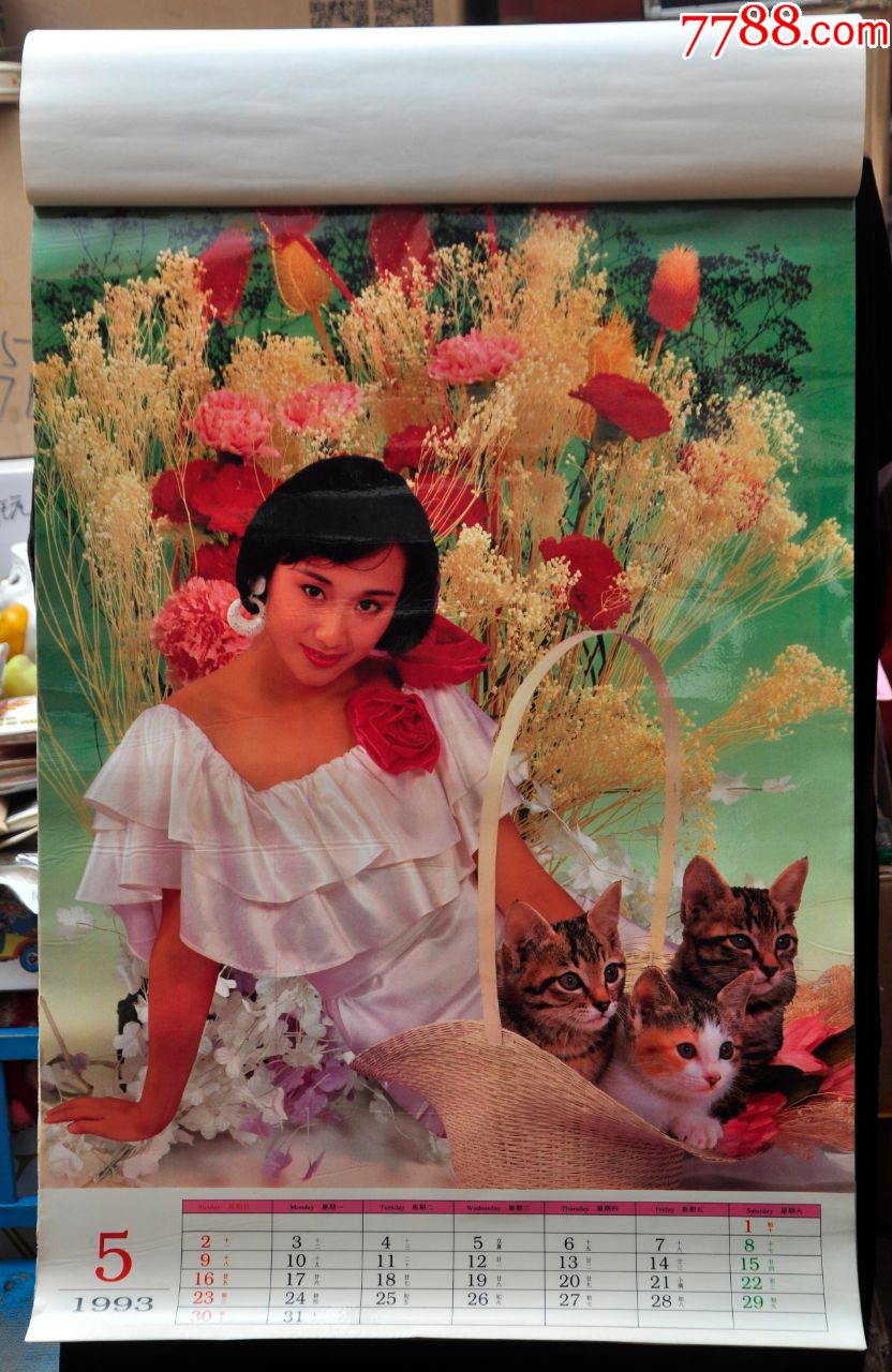 1993年美女宠物挂历【13页全】