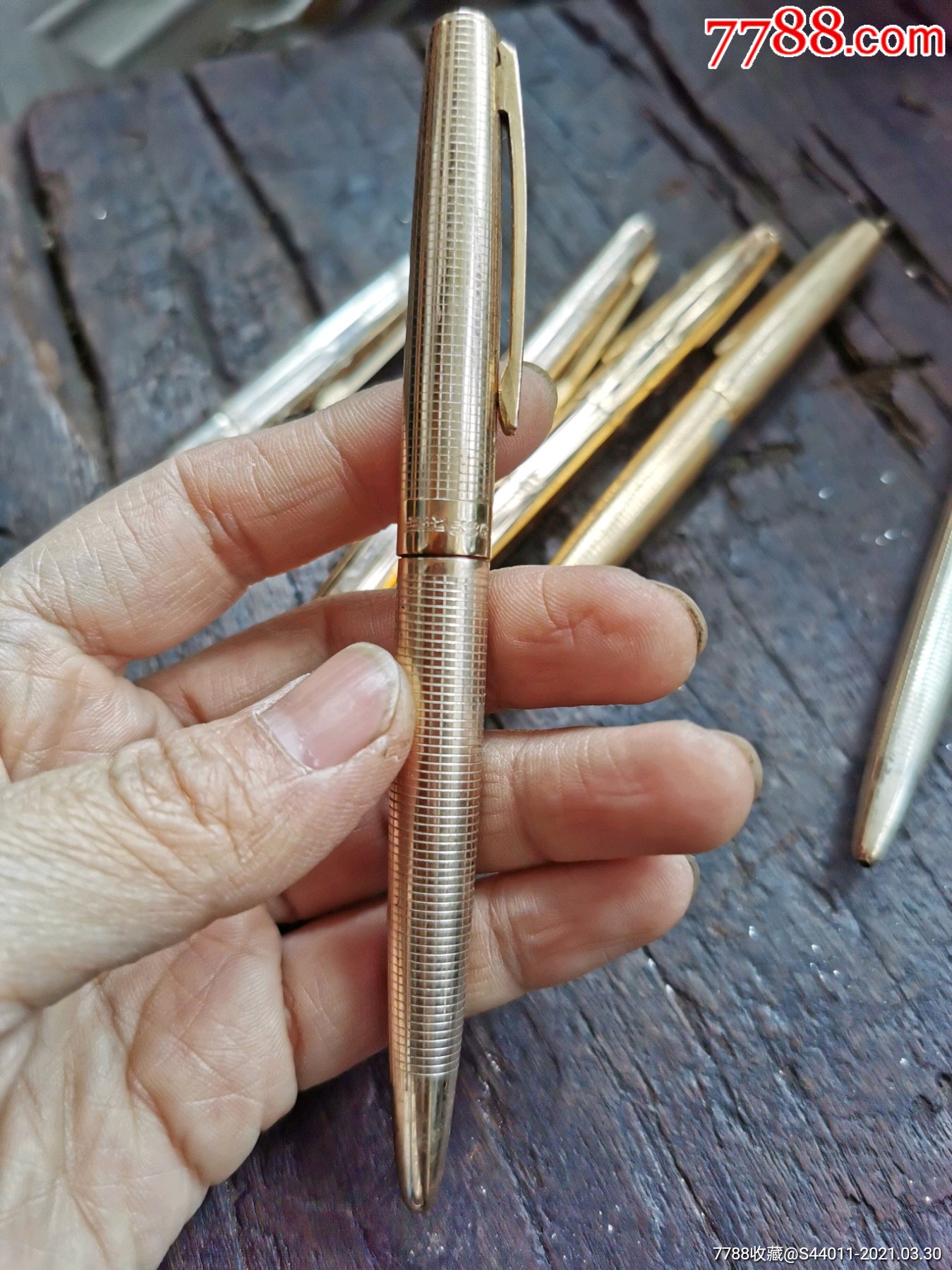 80年代铝壳圆珠笔文具