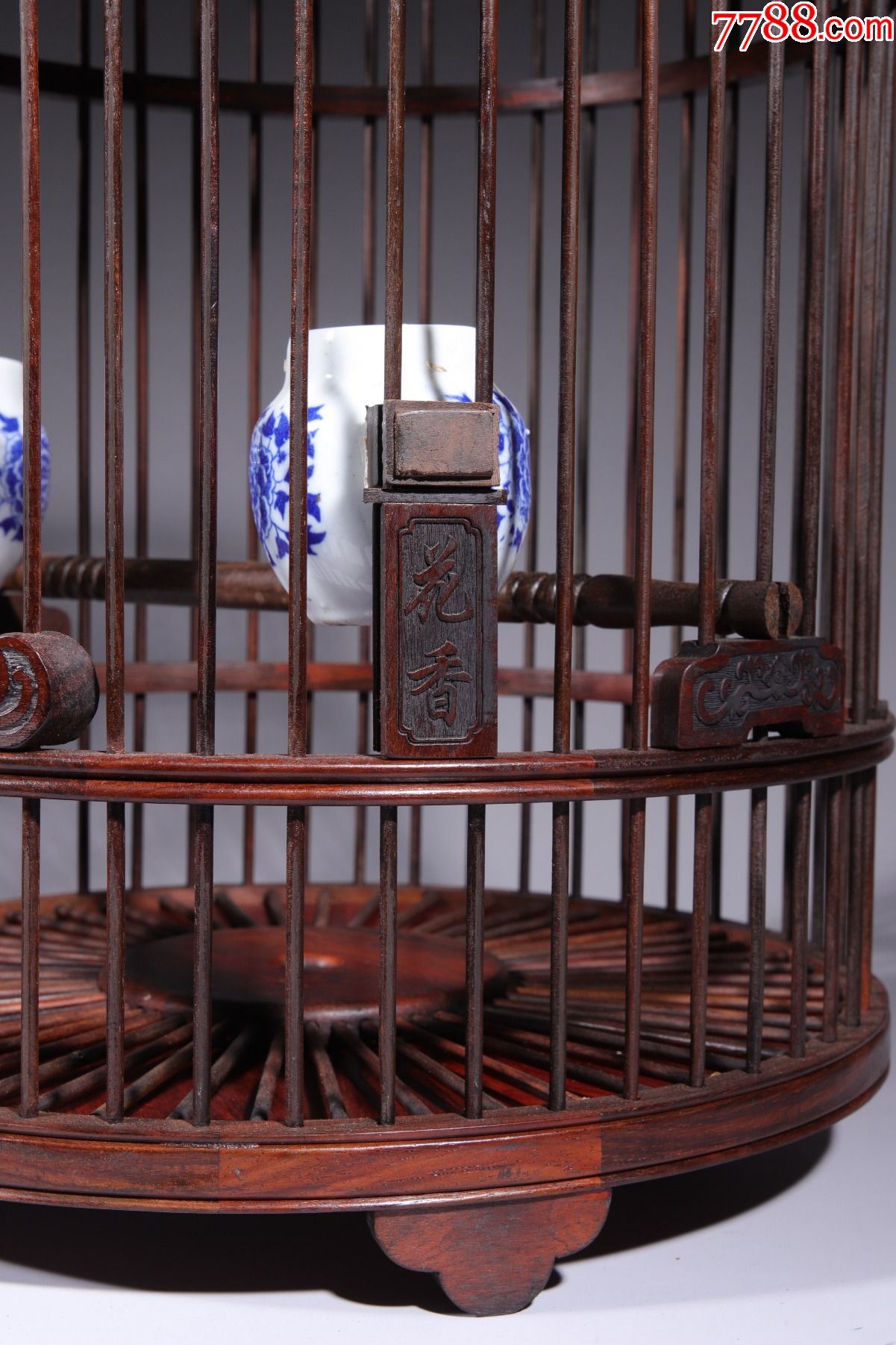 酸枝鸟笼(金丝雀笼)尺寸:30x63cm