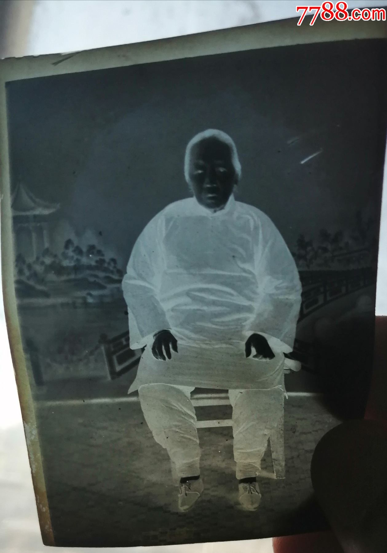 一小脚老太太.8*6cm----老照片-7788老照片