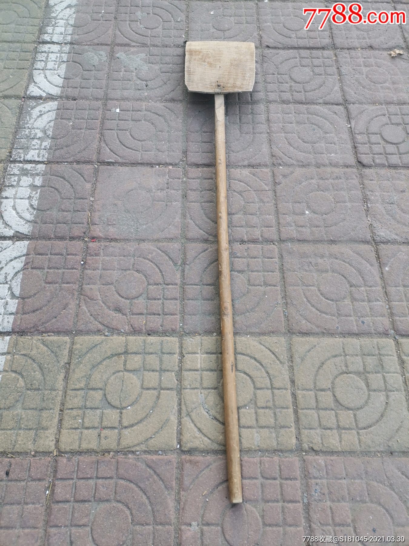 农用工具,木锄一把