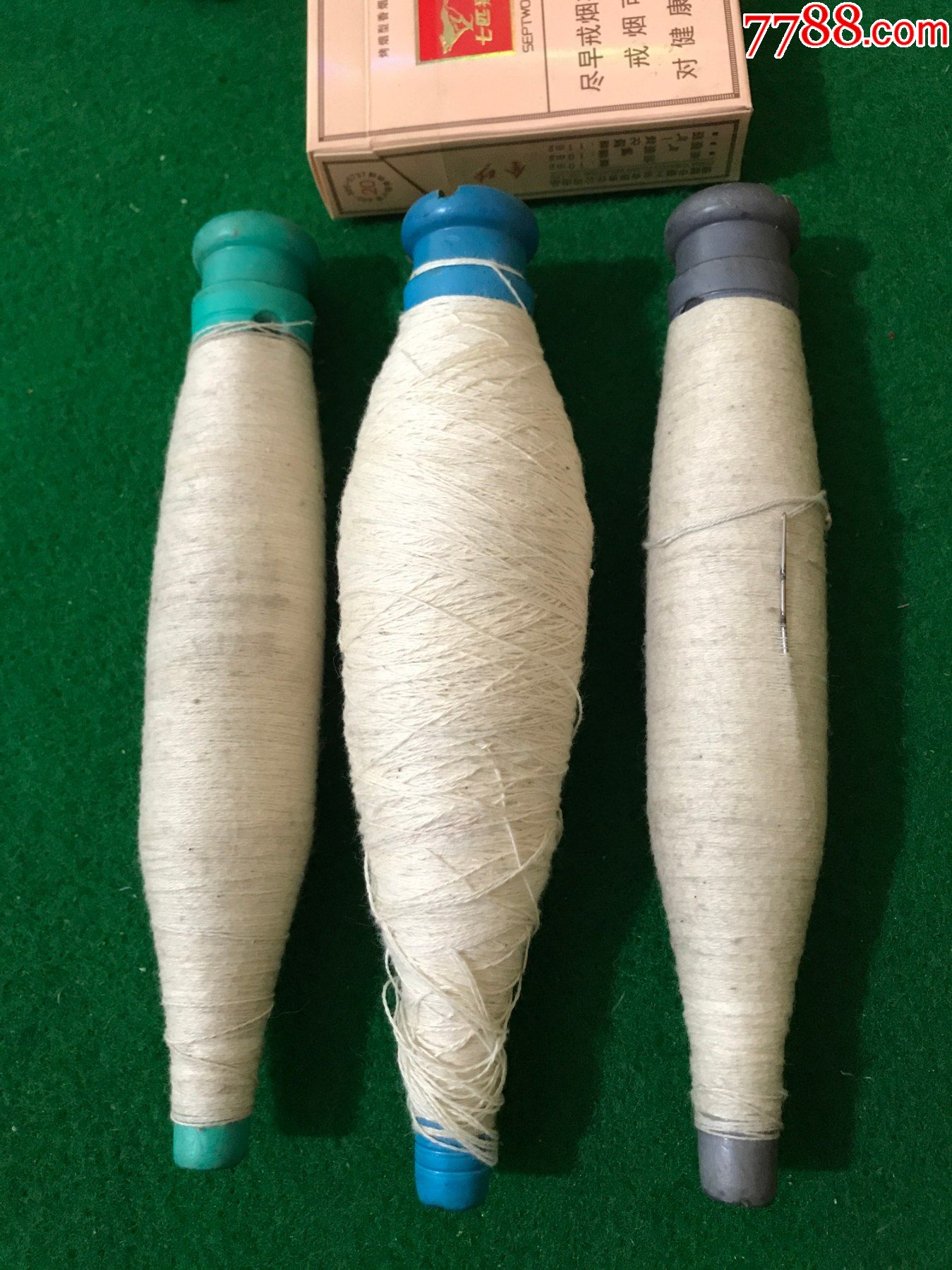 老木缠线轴带白线3个