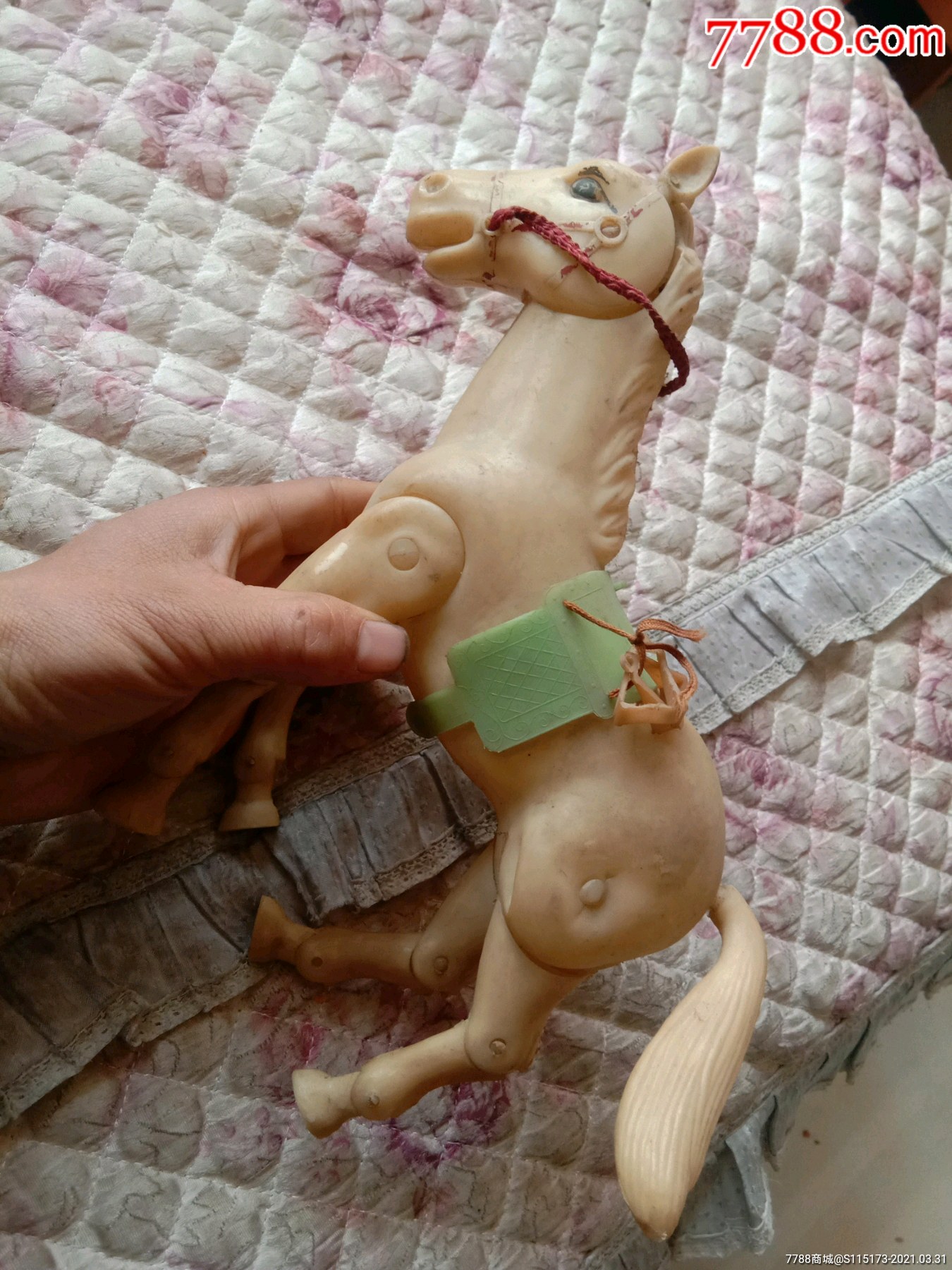 80年代胶皮玩具马