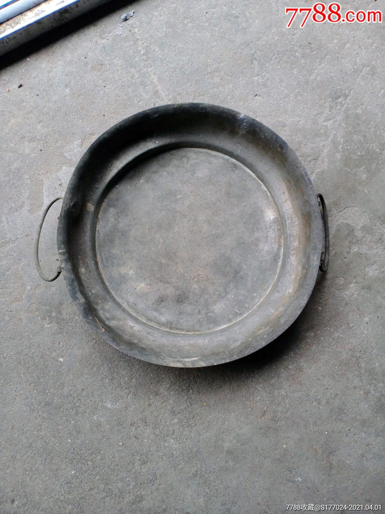 民国锡食盘,茶盘