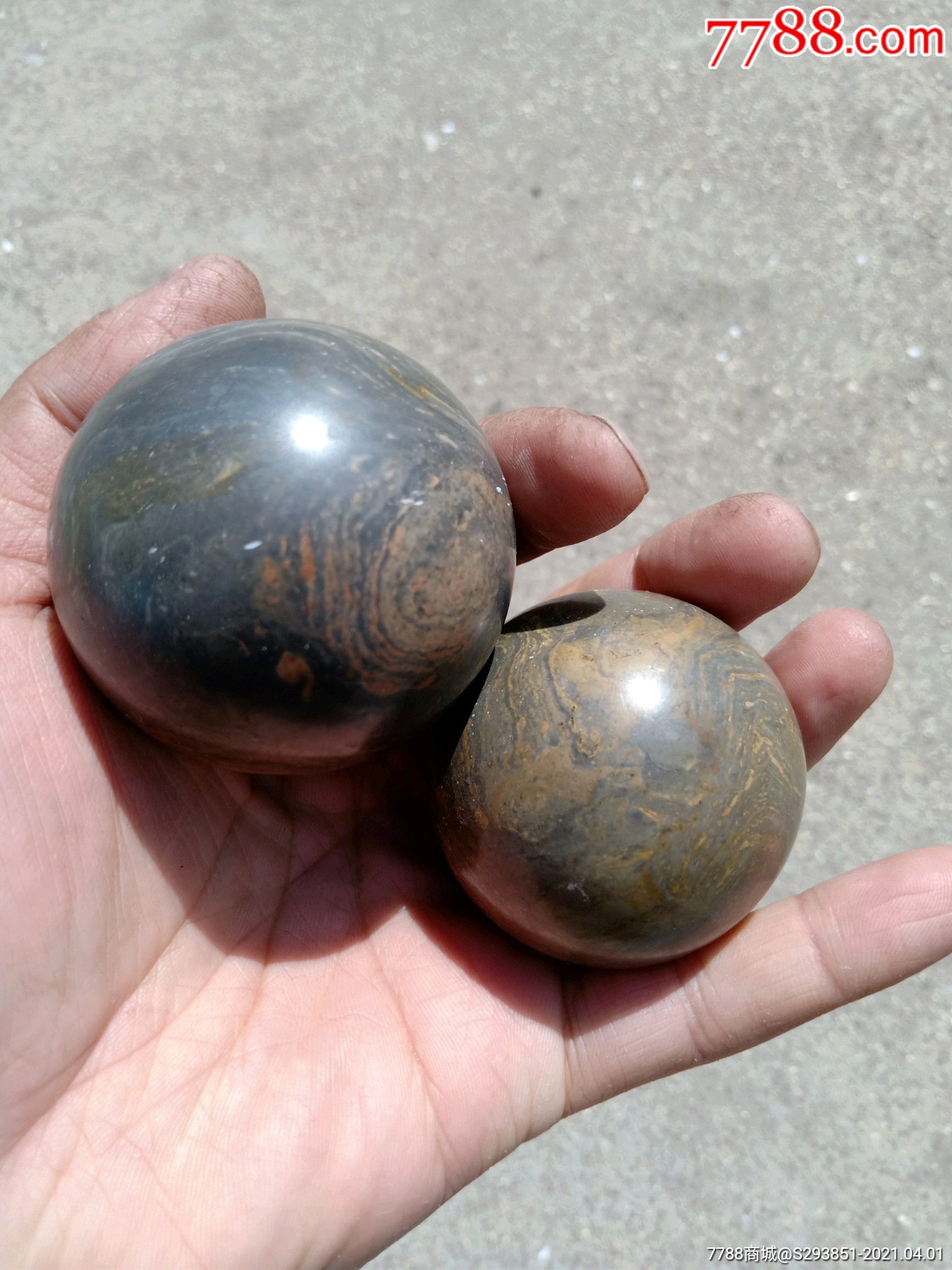 老石球健身球_价格40元【万兴堂老货二店】_第1张_7788收藏__收藏热线