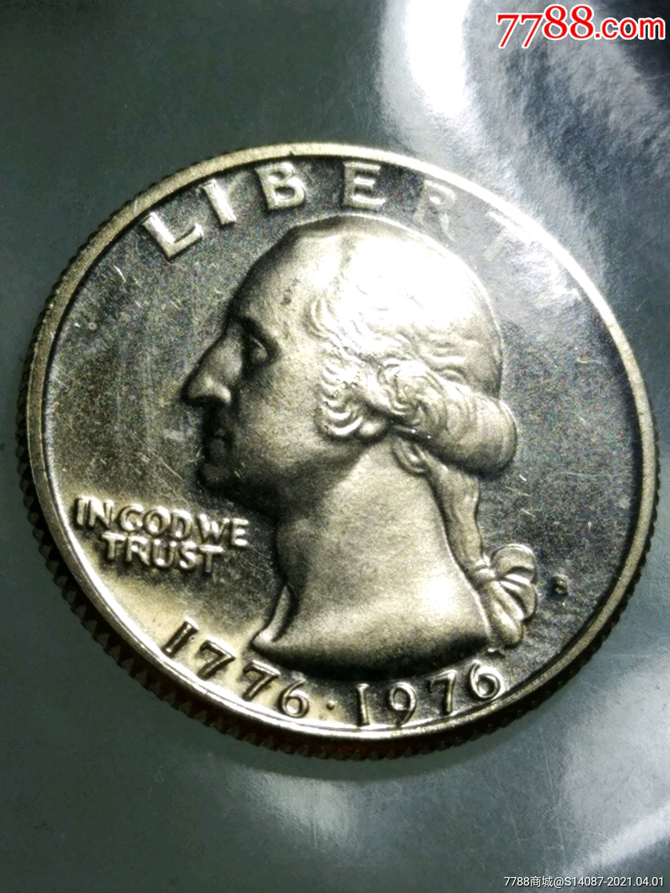 外币1976年25美分银币