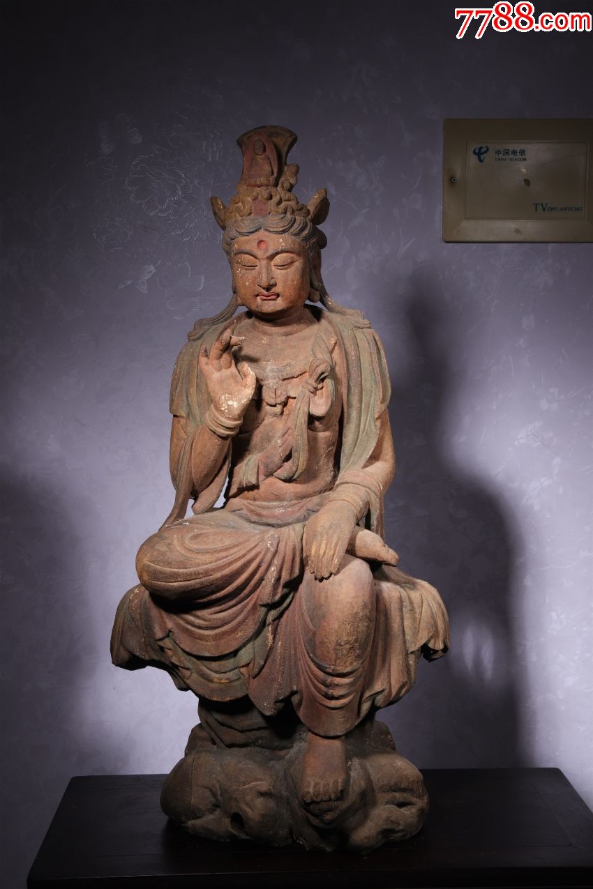 旧藏楠木观音像-佛像/造像-7788商城__七七八八商品交易平台(7788.