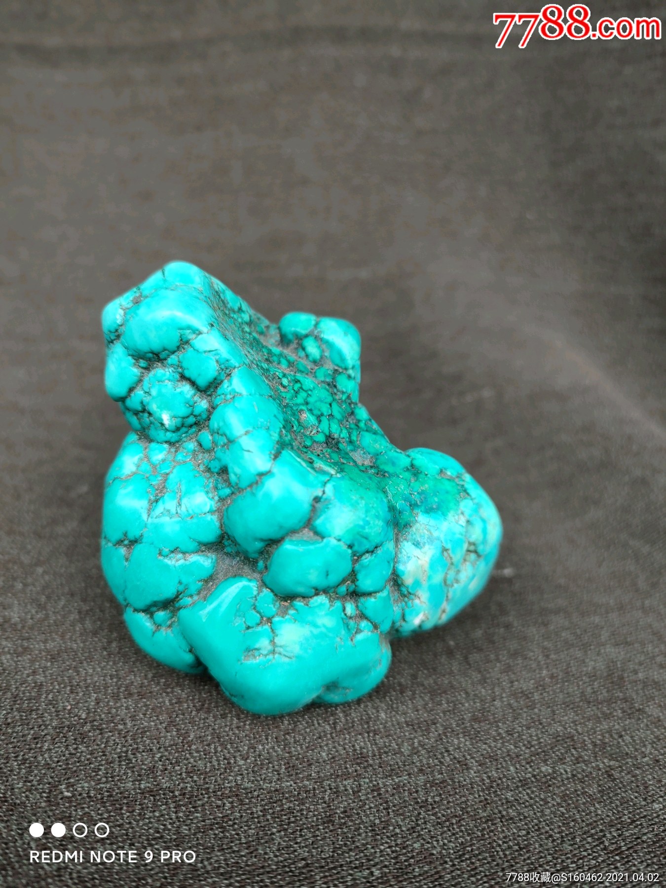 绿松石原石摆件