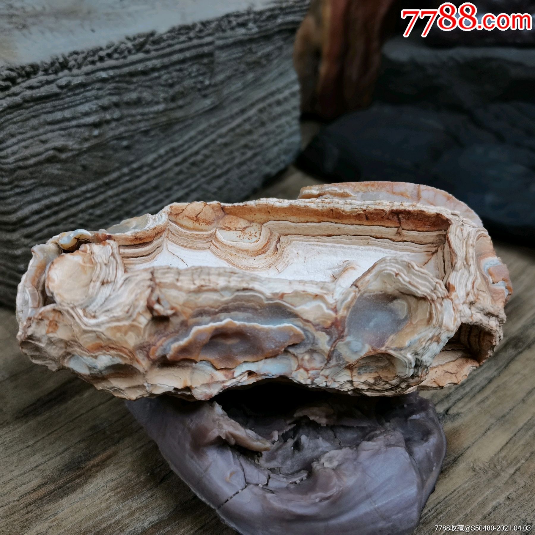 纯天然形皮色观赏奇石沙漠漆风凌石风砺石埃及蛋白玛瑙原石凹窝造型