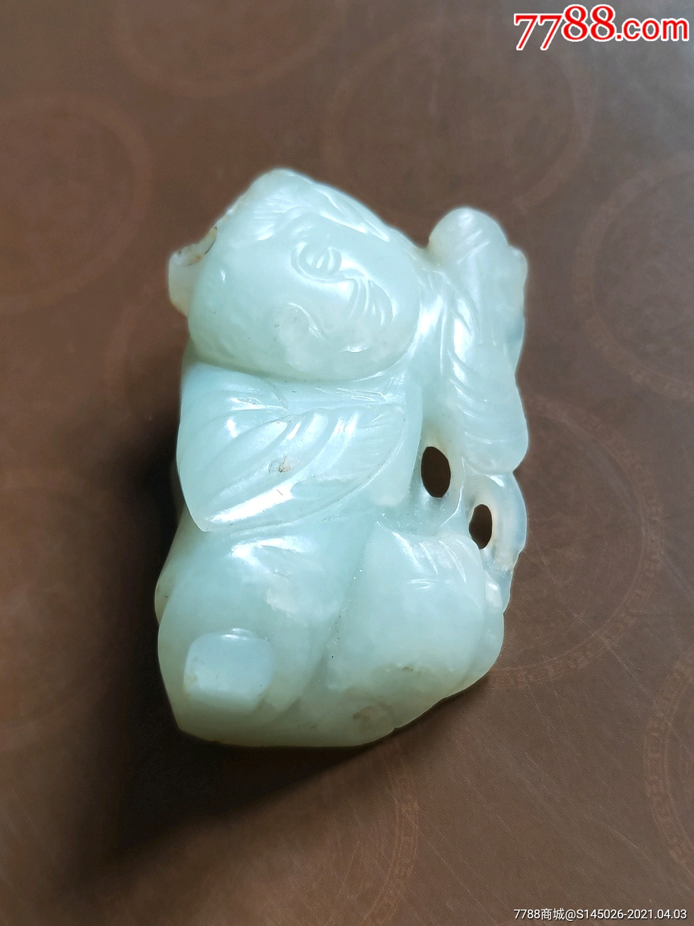 明代和田玉睡人