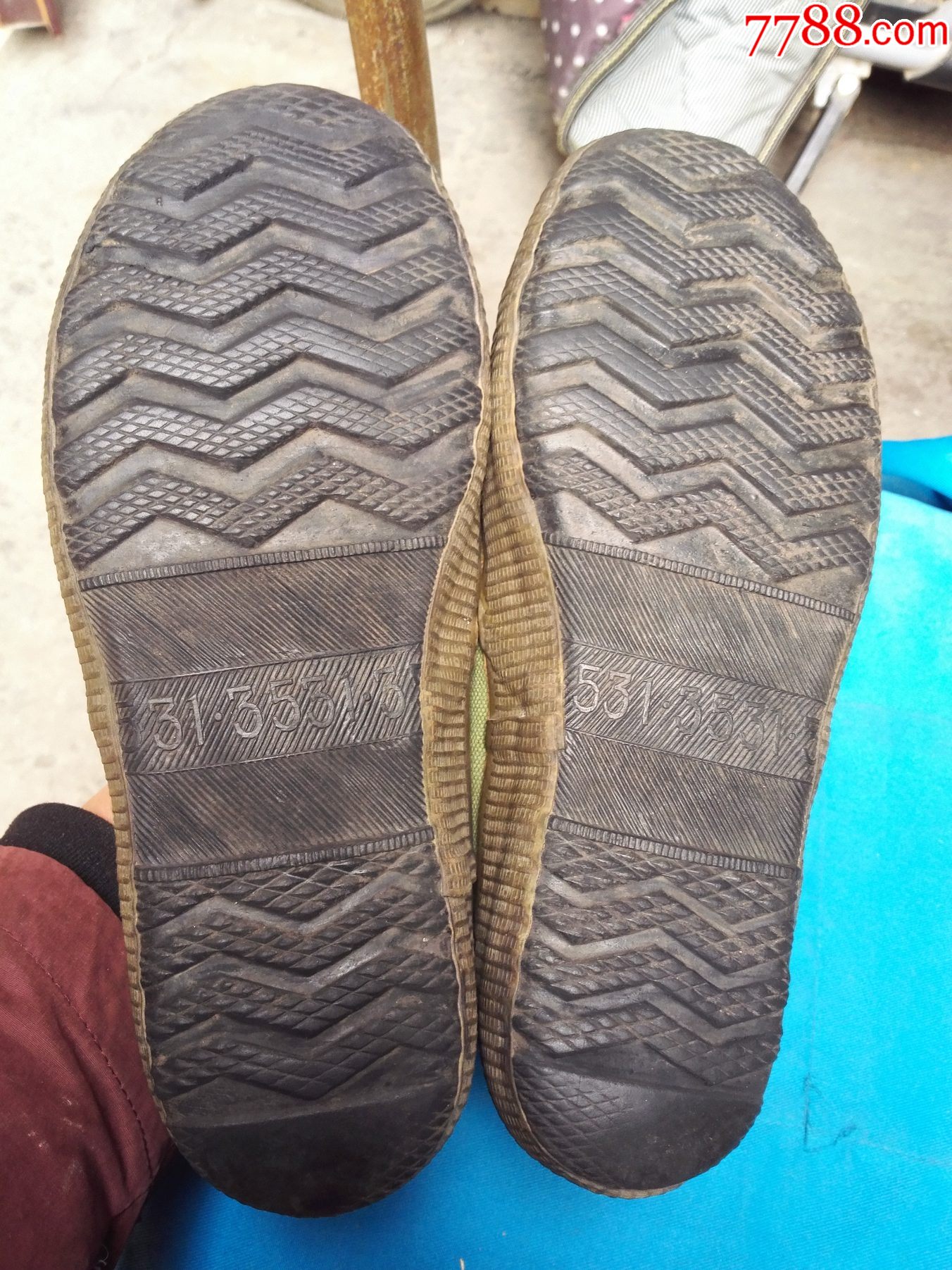 全新80年高腰解放鞋(25码)