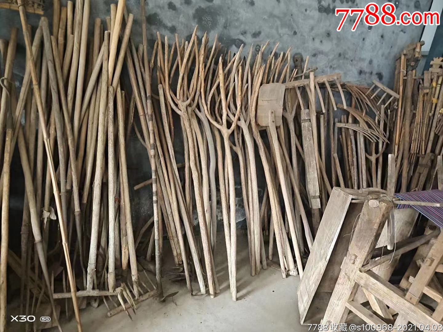 农业工具叉耙扫帚木锨