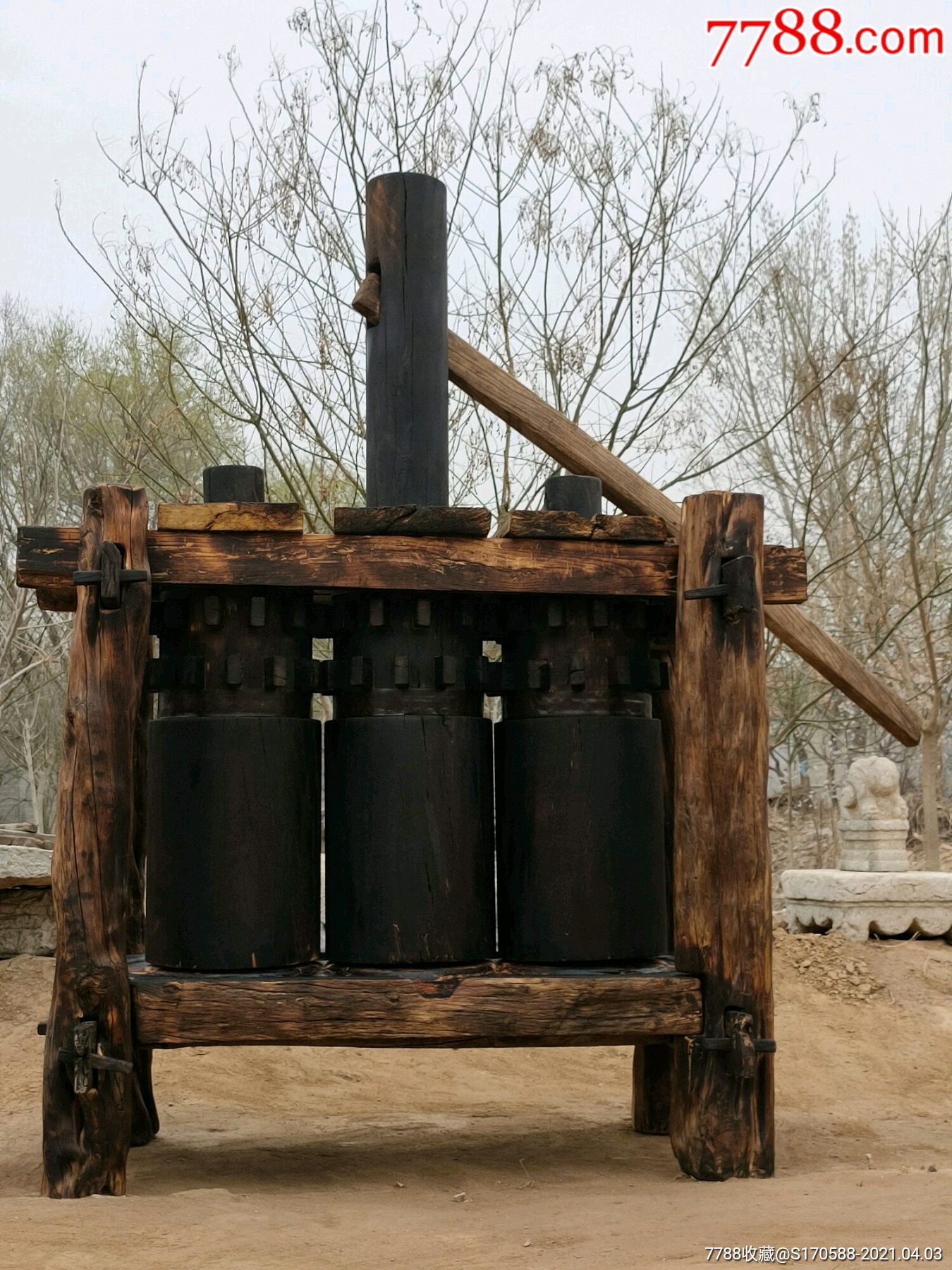 民俗精品大型榨糖机正常使用民俗博物馆必备佳品[强][强][强]