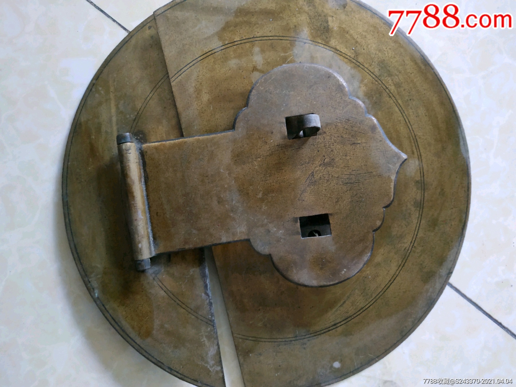 老铜件老大箱柜铜件大鎏金铜件