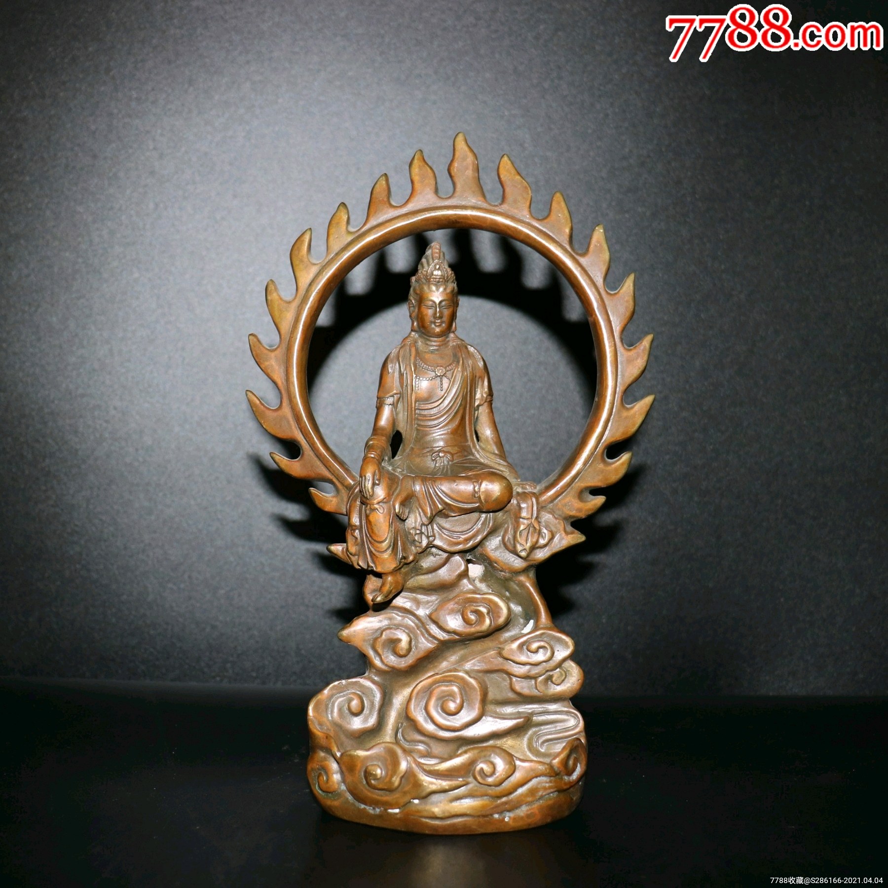 铜文殊菩萨,不议价-铜像/铜佛像-7788商城__七七八八商品交易平台