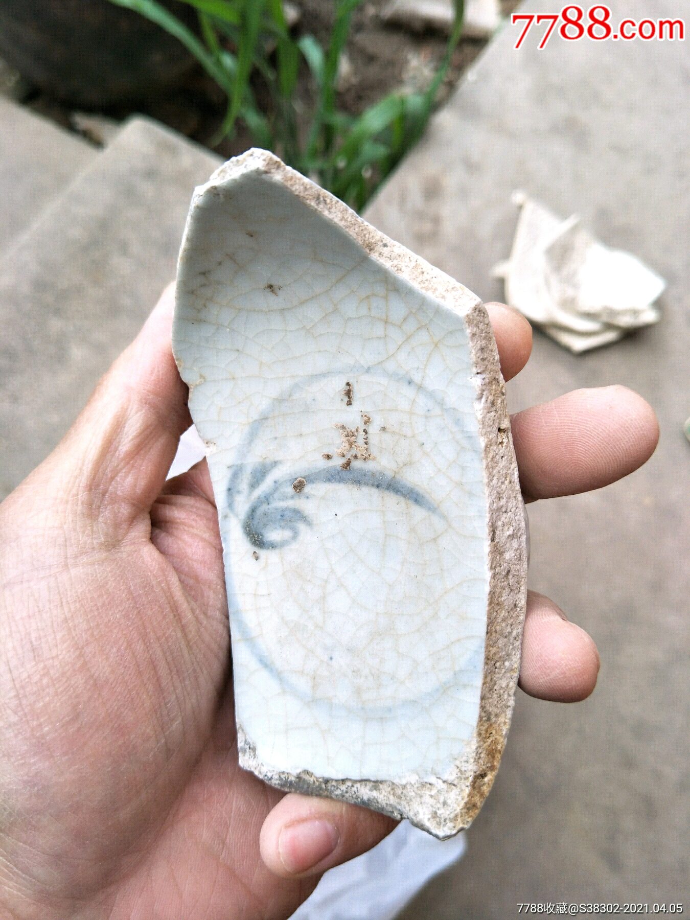 京杭大运河出品元青花瓷片残片临清运河古玩店万枚瓷片标本馆