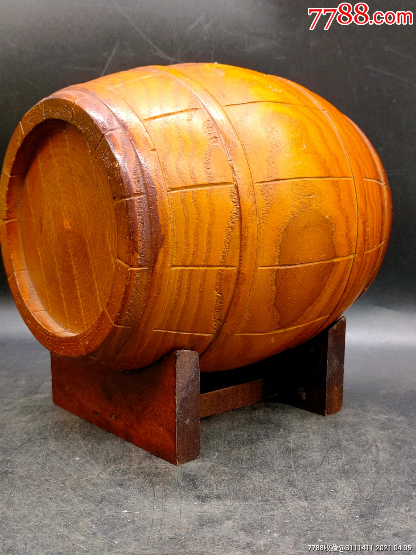 啤酒桶实木储蓄罐