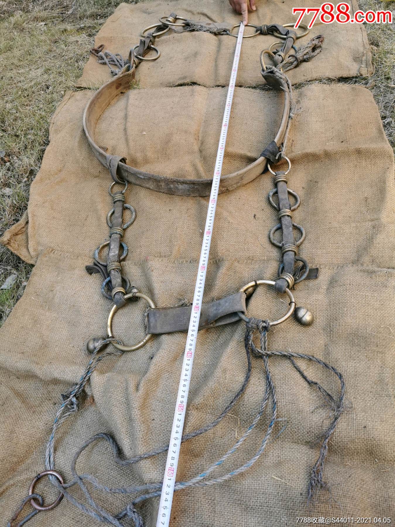 抗战时期铜环铜铃马具