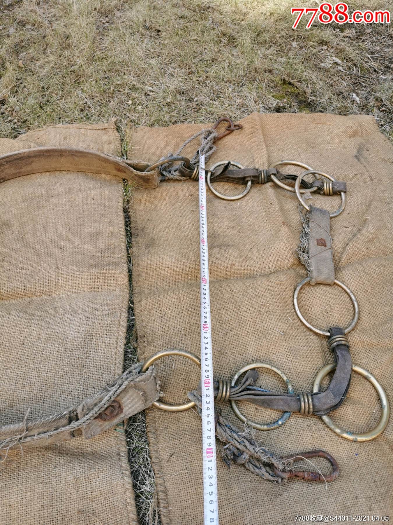 抗战时期铜环铜铃马具