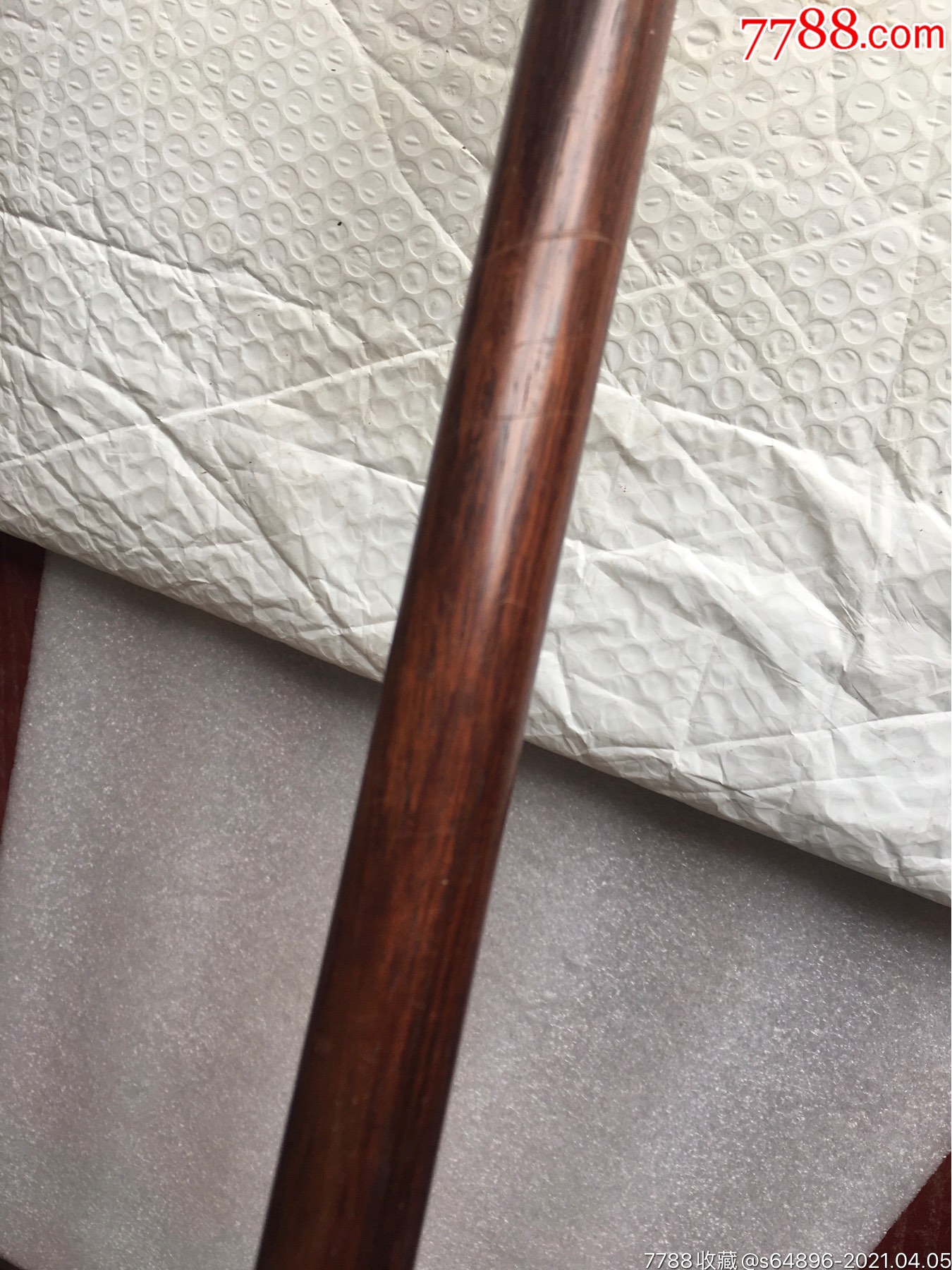 清代海南黄花梨老文明棍_其他根雕/木雕_字体图片_收藏价格_7788印章