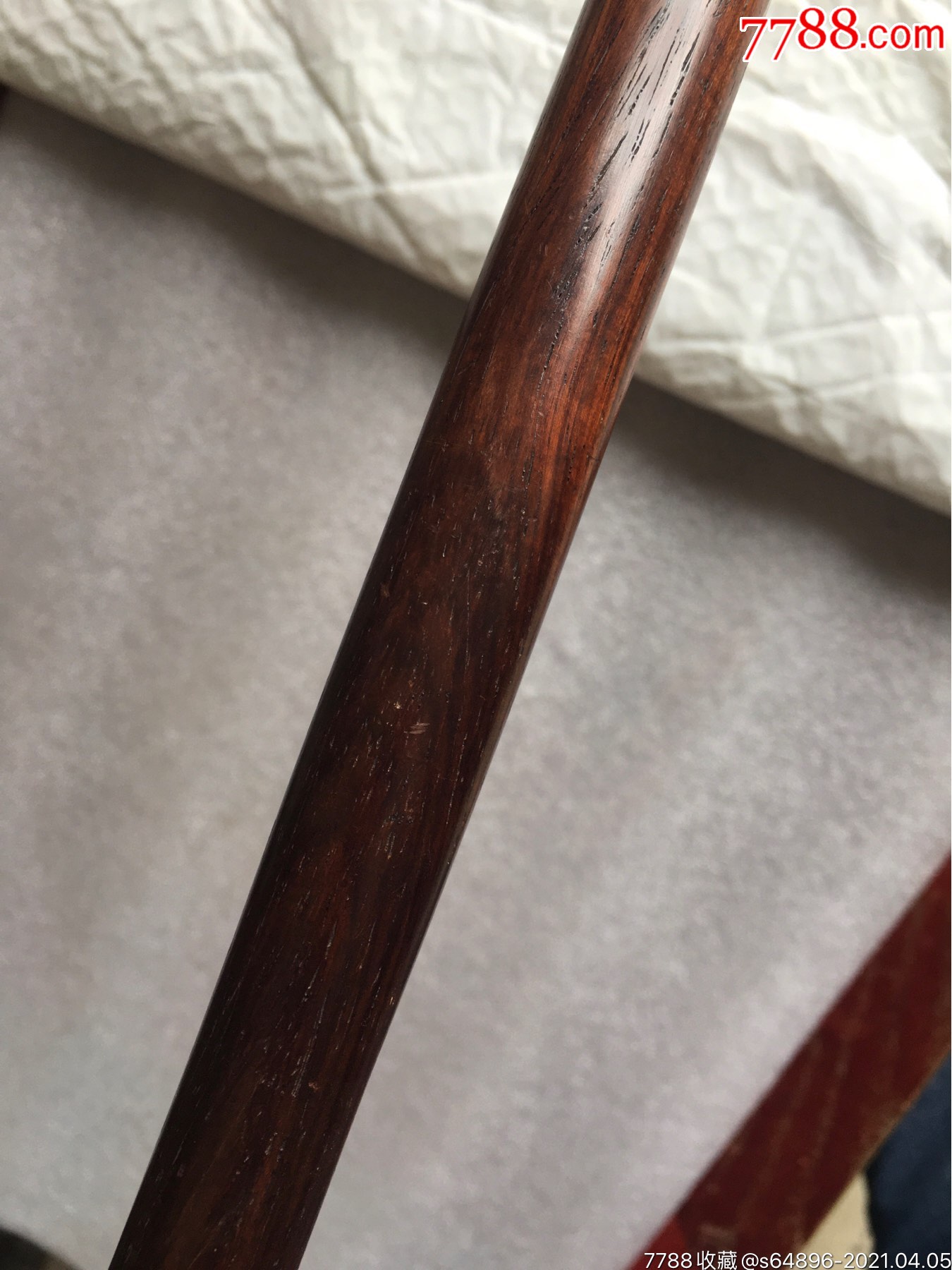 清代海南黄花梨老文明棍