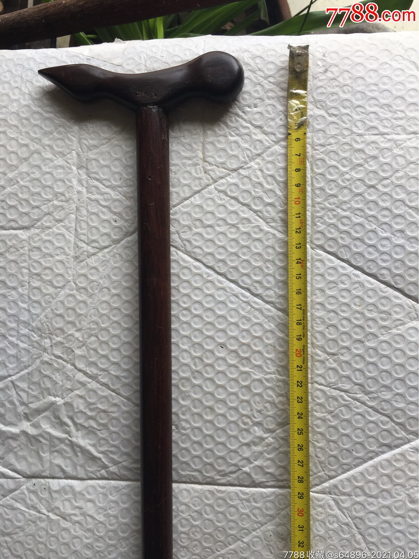 清代海南黄花梨老文明棍_其他根雕/木雕_字体图片_收藏价格_7788印章