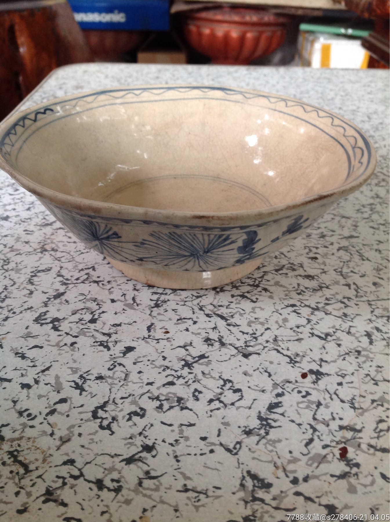 民国时期青花瓷碗