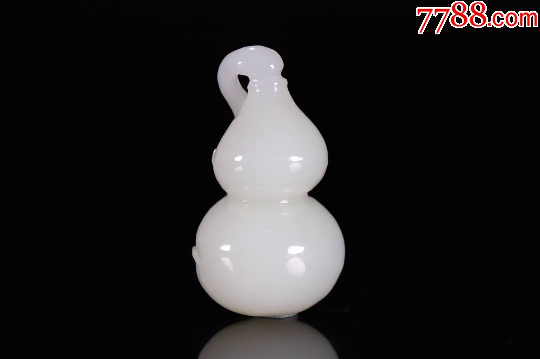 和田玉葫芦雕件