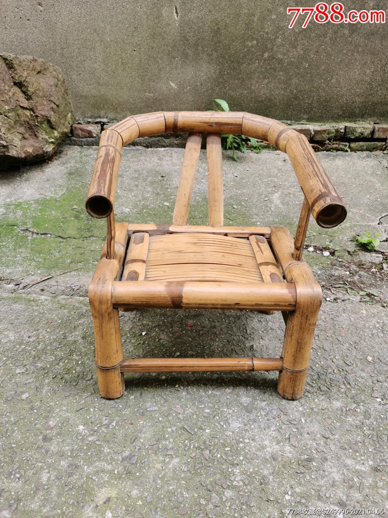 80年代怀旧老物件小竹椅