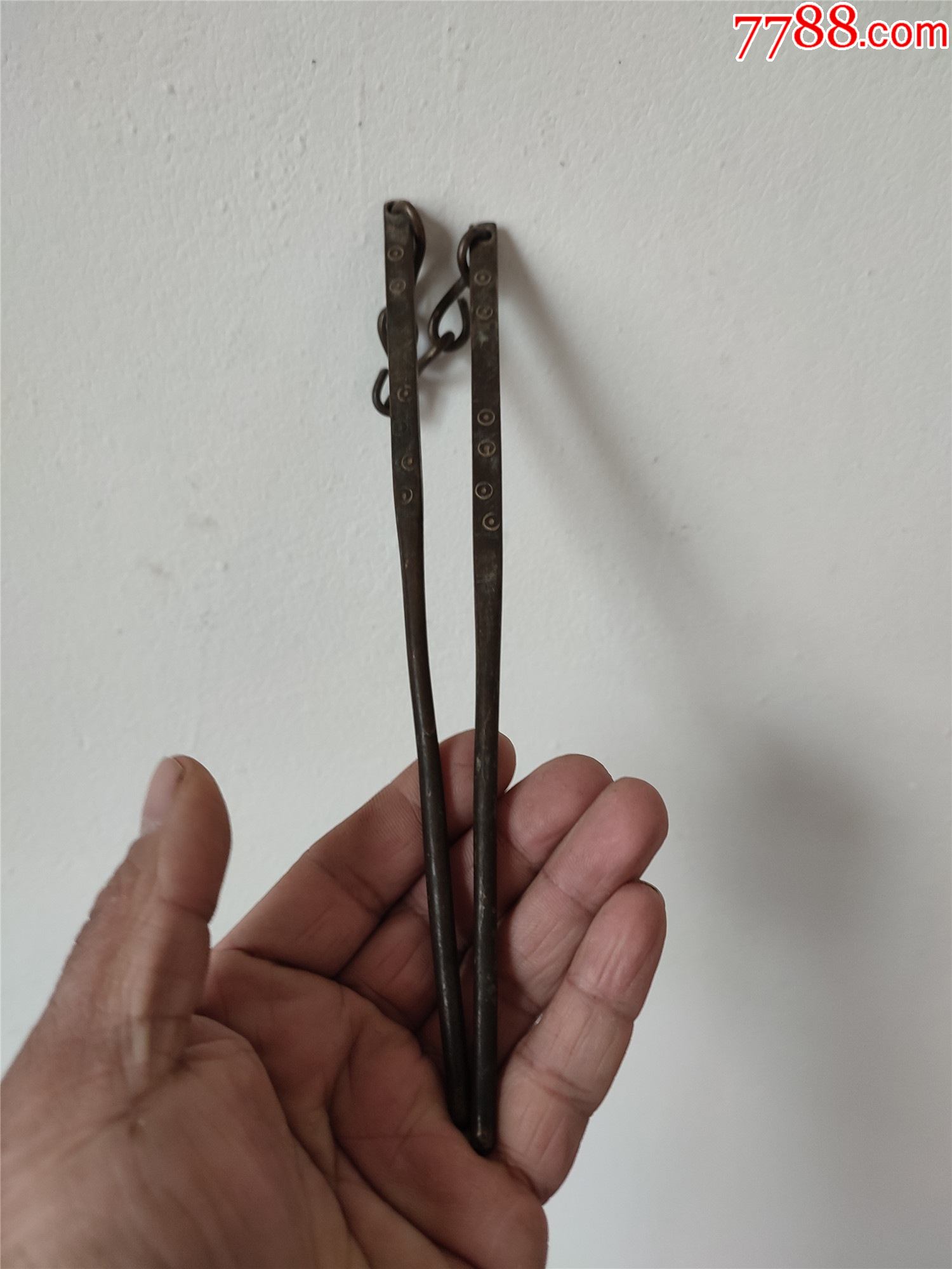 全品一双铜器筷子
