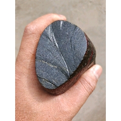 墨玉陨石(无磁)透绿光-陨石-7788收藏