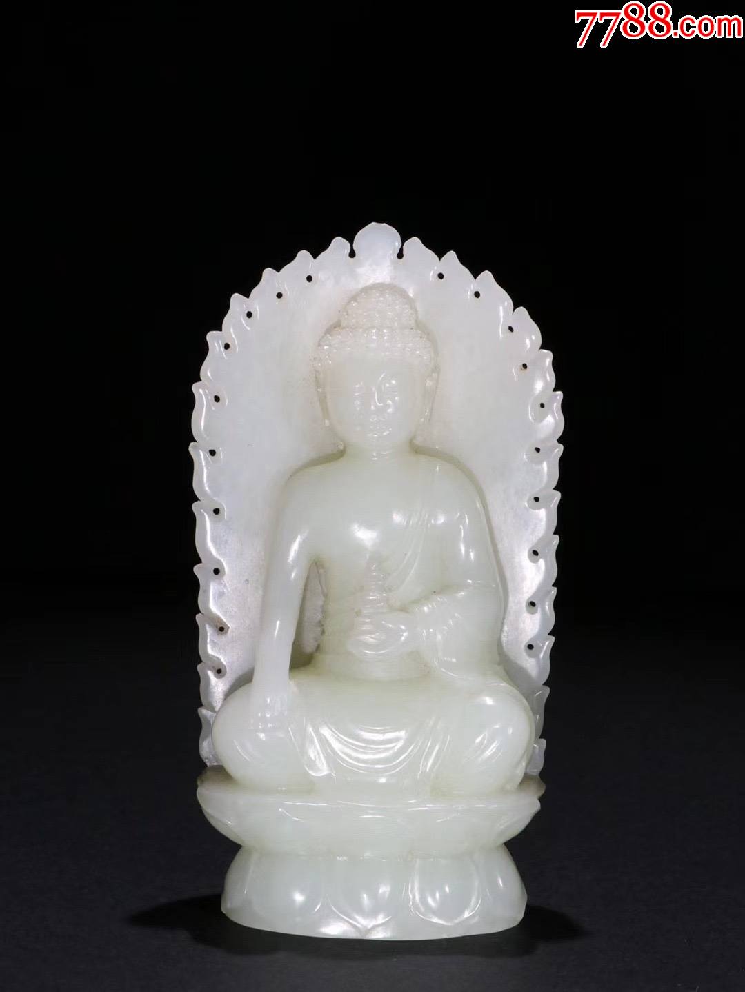 和田玉座佛一尊