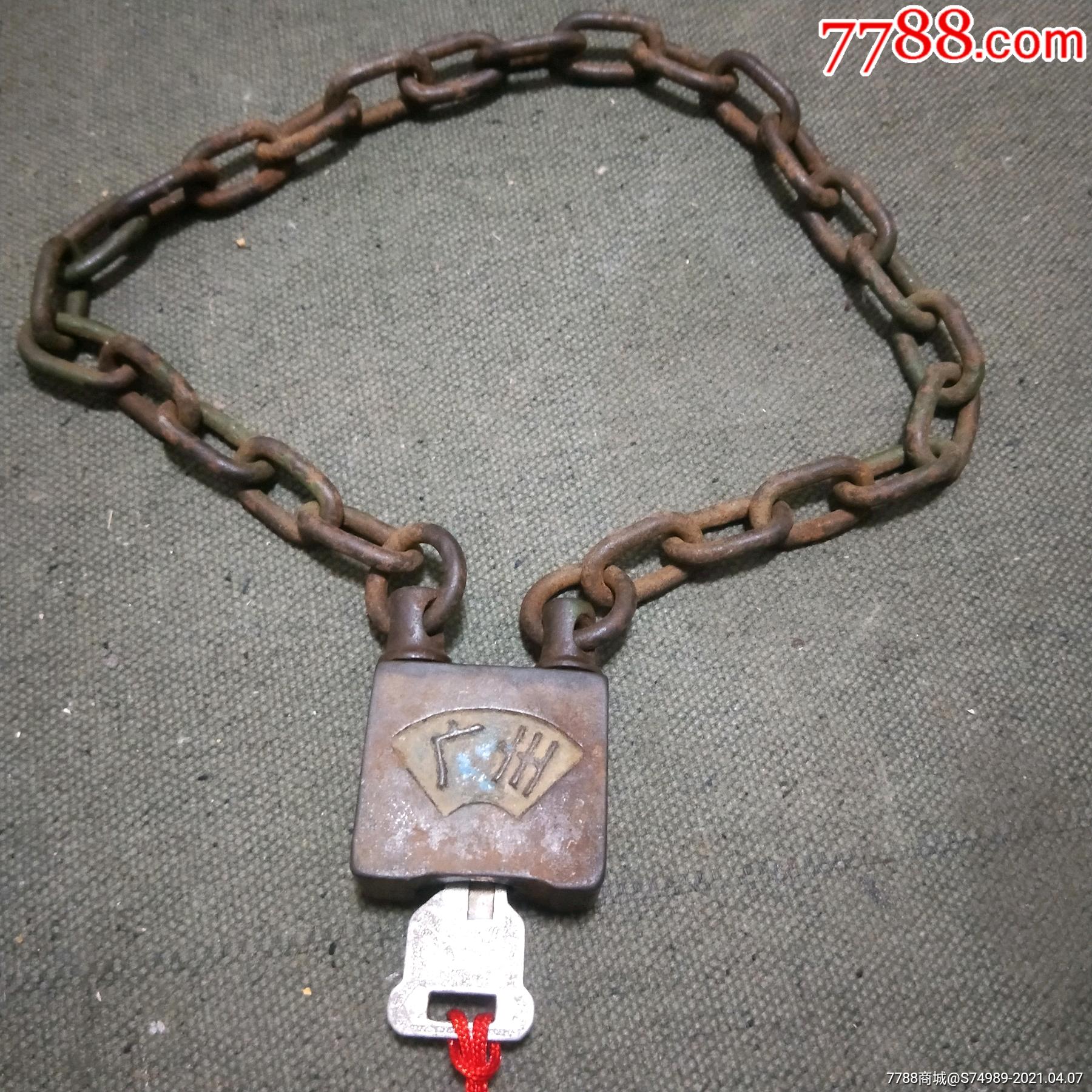 老铁锁铁链锁异形锁门锁老北京黄包车板车锁