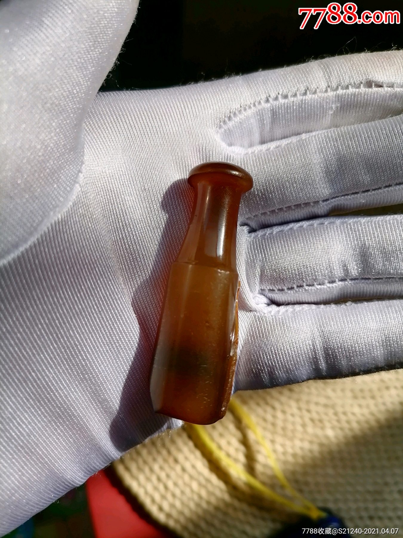 工动物图老玛瑙烟嘴子烟具收藏品_烟嘴_图片交流_收藏价格_7788老电话