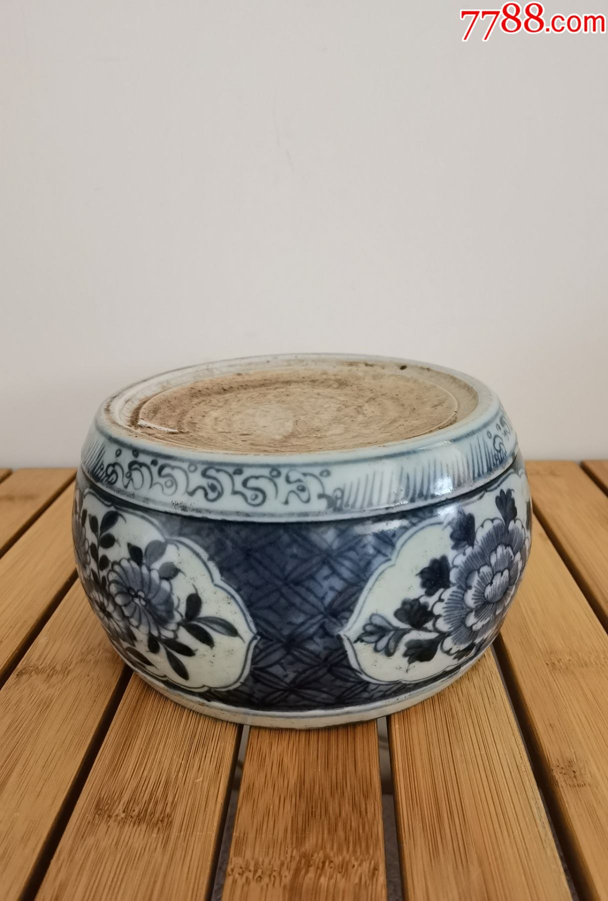 青花开光花卉纹砚台_第5张_7788陶瓷