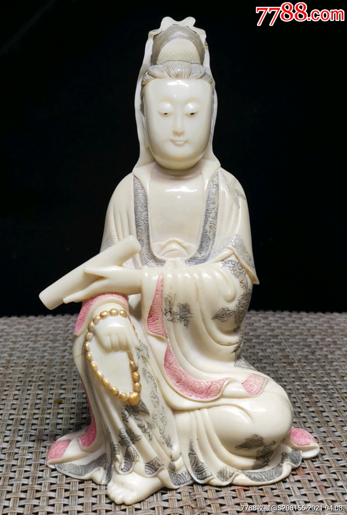 寿山石观音观音菩萨观音像