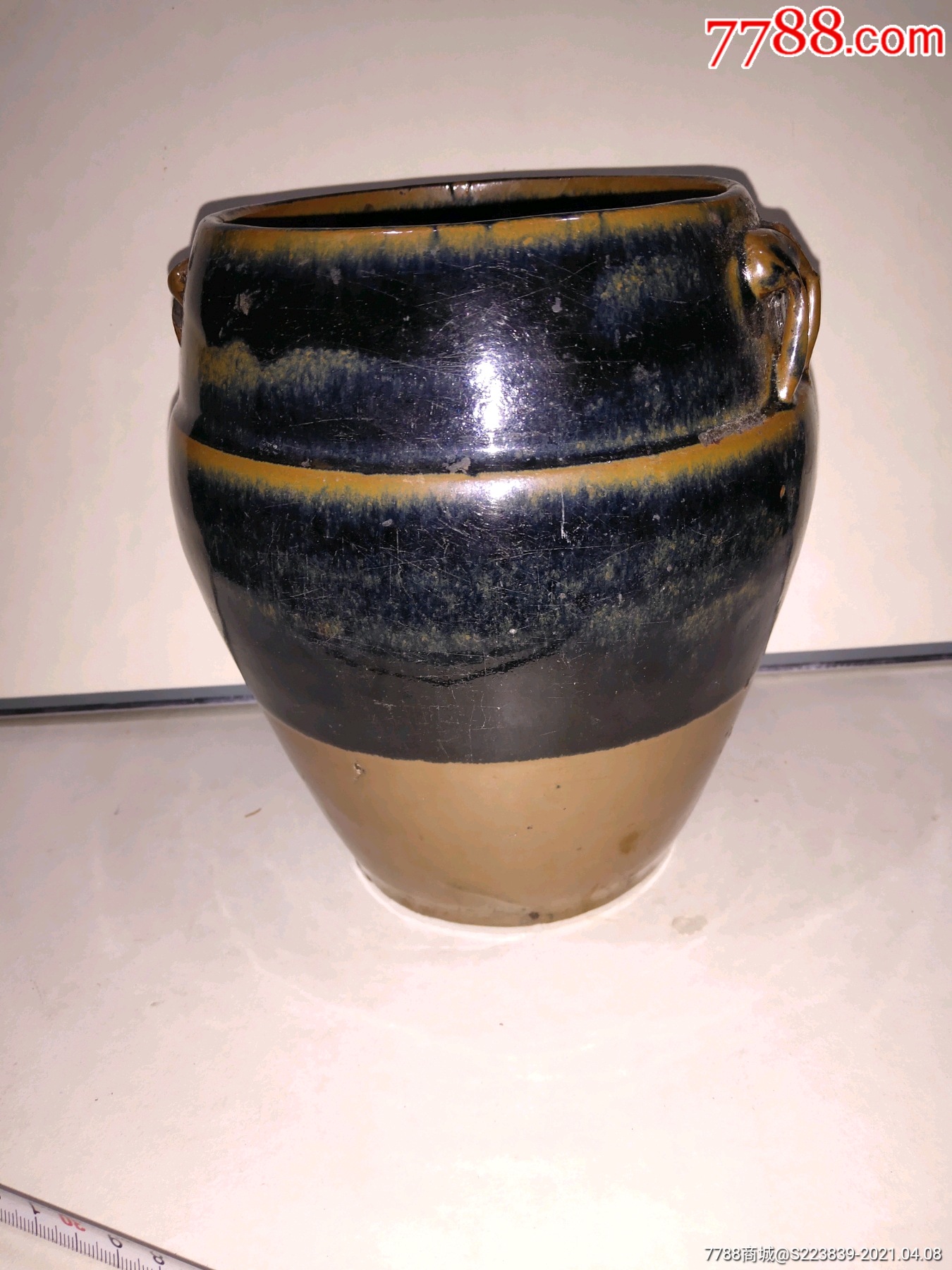 清代左右罐子品相好如图