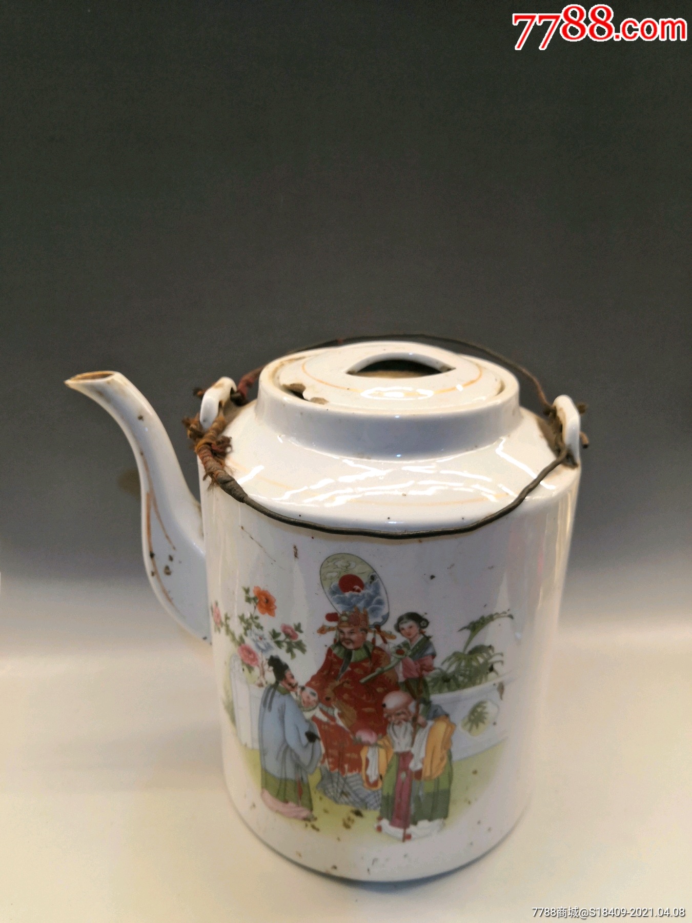 老茶壶福禄寿三星