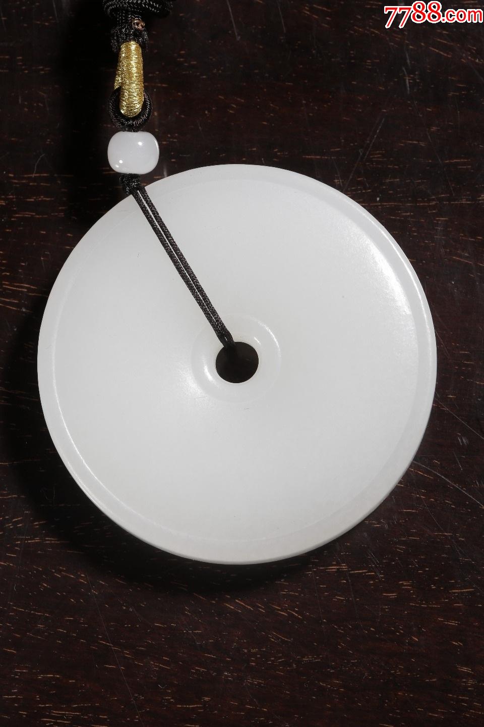 和田白玉玉壁佩